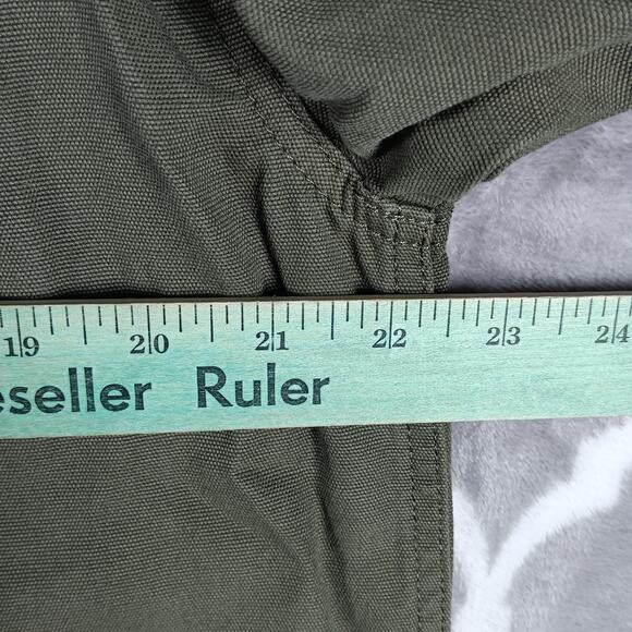 Vans Jacket Mens Medium Olive Green Drill Chore Coat Workwear Utility Pockets - Picture 6 of 10